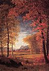 Autumn in America Oneida County New York by Albert Bierstadt